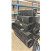 Image 2 : PALLET OF BLACK COMMERCIAL PLASTIC 4 GALLON BUCKETS WITH SOME LIDS