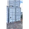 Image 1 : GREY 40FT 52,910 MAX CAPACITY INDUSTRIAL TRANSPORT CONTAINER, 4 DUAL SWING