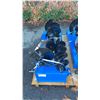 Image 2 : BLUE GIYI 3 PC SKID STEER AUGER ATTACHMENT SET