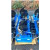 Image 2 : BLUE GIYI 3 PC SKID STEER AUGER ATTACHMENT SET