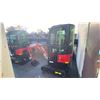 Image 2 : MIVA VA13C 2024 RED 13.5 HP GAS POWERED ENCLOSED RUBBER TRACK MINI EXCAVATOR WITH ATTACHED