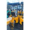 Image 3 : MIVA VA15 2024 YELLOW 13.5 HP GAS POWERED RUBBER TRACK MINI EXCAVATOR WITH ATTACHED
