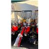 Image 2 : MIVA VA13 2024 RED 13.5 HP GAS POWERED RUBBER TRACK MINI EXCAVATOR WITH ATTACHED