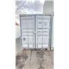 Image 1 : GREY 40FT 52,910 MAX CAPACITY INDUSTRIAL TRANSPORT CONTAINER, 4 DUAL SWING SIDE DOORS / DUAL