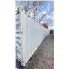 Image 2 : WHITE 20FT 67,200 MAX CAPACITY INDUSTRIAL TRANSPORT CONTAINER, DUAL SWING REAR DOORS WITH CAM LOCKS