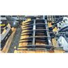 Image 2 : SET OF 2 MIVA INDUSTRIAL MINI EXCAVATOR RAKE ATTACHMENTS ( 19"W )