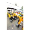Image 2 : MIVA VA15 2024 YELLOW 13.5 HP GAS POWERED RUBBER TRACK MINI EXCAVATOR WITH ATTACHED