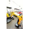 Image 2 : MIVA VA15 2024 YELLOW 13.5 HP GAS POWERED RUBBER TRACK MINI EXCAVATOR WITH ATTACHED
