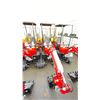 Image 2 : MIVA VA13 2024 RED 13.5 HP GAS POWERED RUBBER TRACK MINI EXCAVATOR WITH ATTACHED