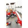Image 2 : MIVA VA13 2024 RED 13.5 HP GAS POWERED RUBBER TRACK MINI EXCAVATOR WITH ATTACHED