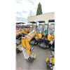 Image 2 : AGT INDUSTRIAL H12R 2024 YELLOW 13.5 HP GAS POWERED RUBBER TRACK MINI EXCAVATOR