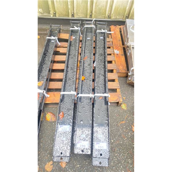 PAIR OF SKLP INDUSTRIAL 6'L FORKLIFT EXTENSION FORKS
