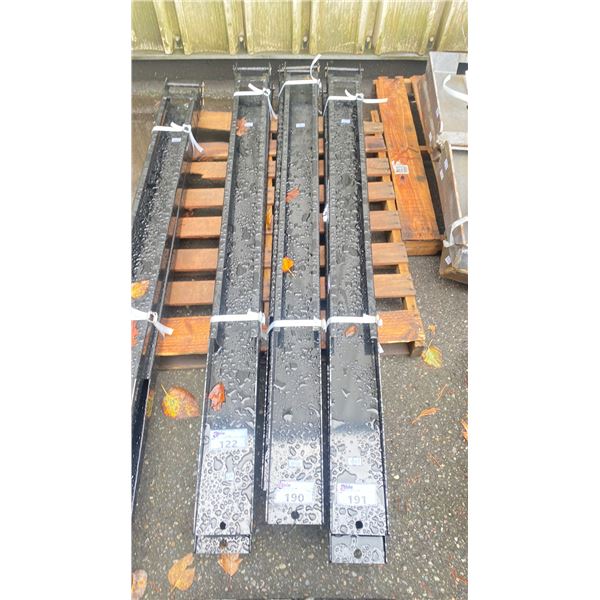 PAIR OF SKLP INDUSTRIAL 6'L FORKLIFT EXTENSION FORKS