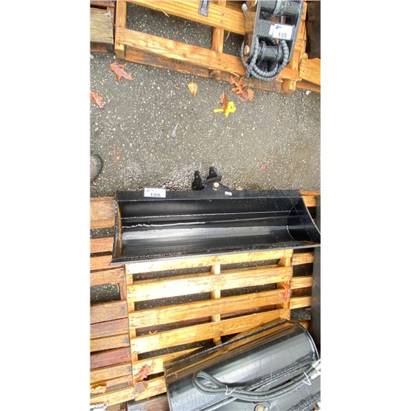 MIVA INDUSTRIAL 40"W MINI EXCAVATOR GRADING BUCKET ATTACHMENT