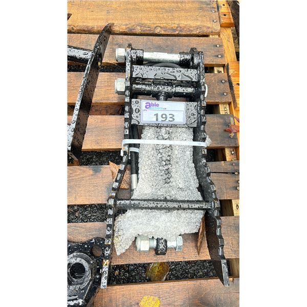 MIVA INDUSTRIAL MINI EXCAVATOR HYDRAULIC GRABBER ATTACHMENT