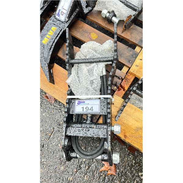 MIVA INDUSTRIAL MINI EXCAVATOR HYDRAULIC GRABBER ATTACHMENT