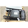 Image 2 : RUBBERMAID 6'L FOLDING/ COLLAPSIBLE TABLE WITH 5 BLACK FOLDING CHAIRS