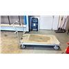 Image 1 : 5'L ALUMINUM CHECKERED PLATE PRODUCT CART