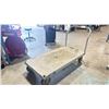 Image 2 : 5'L ALUMINUM CHECKERED PLATE PRODUCT CART