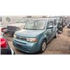 Image 1 : 2009 NISSAN CUBE, XTRONIC CUT, 4DR HATCH,  BLUE, VIN JN8AZ28R59T115816