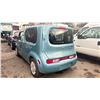 Image 2 : 2009 NISSAN CUBE, XTRONIC CUT, 4DR HATCH,  BLUE, VIN JN8AZ28R59T115816