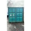 Image 2 : GREEN 40FT 67,200 MAX CAPACITY INDUSTRIAL TRANSPORT CONTAINER, DUAL SWING REAR DOORS WITH