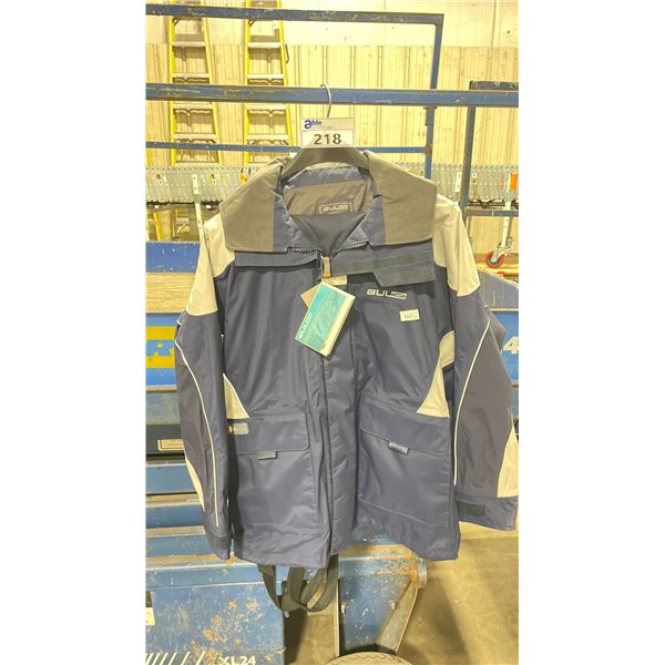 GUL GCX BREATHABLE BLUE / GREY SIZE MEDIUM WATERPROOF YACHTING JACKET WITH PANTS SET