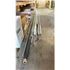 Image 8 : CONTENTS OF SHELVES - ASSORTED PLUMBING/ELECTRICAL HARDWARE, HEAVY DUTY BENCH VICE, A GREY METAL