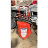Image 2 : RED MOBILE HYGRAPHA 50KG DRY POWDER FIRE EXTINGUISHER WITH HOSE & NOZZLE