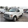 Image 1 : 2014 FORD E250 SUPERDUTY ADVANCE TRAC RSC, 3DR CARGO VAN, WHITE, VIN 1FTNE2EL8EDA39134
