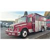 Image 1 : 1994 FREIGHTLINER FL80, AMERICAN ENGINEERING SERIES, RED, 2DR RESCUE TRUCK, VIN 1FV6JLBA8RL593444