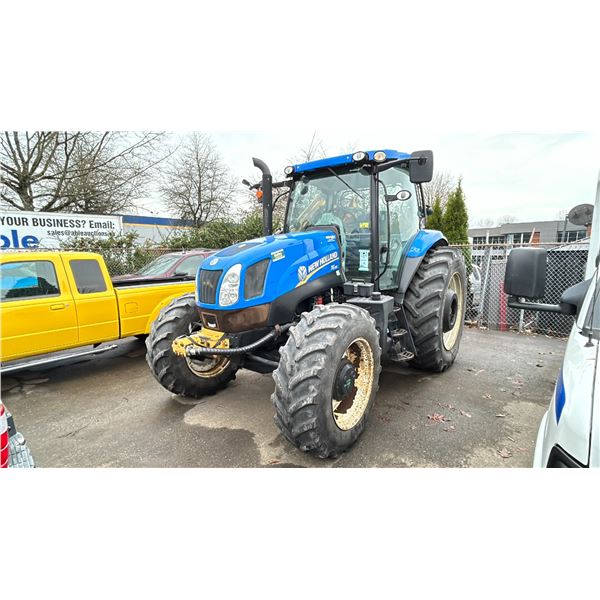 2015 NEW HOLLAND T6.155  TRACTOR, BLUE, VIN ZEBD14269