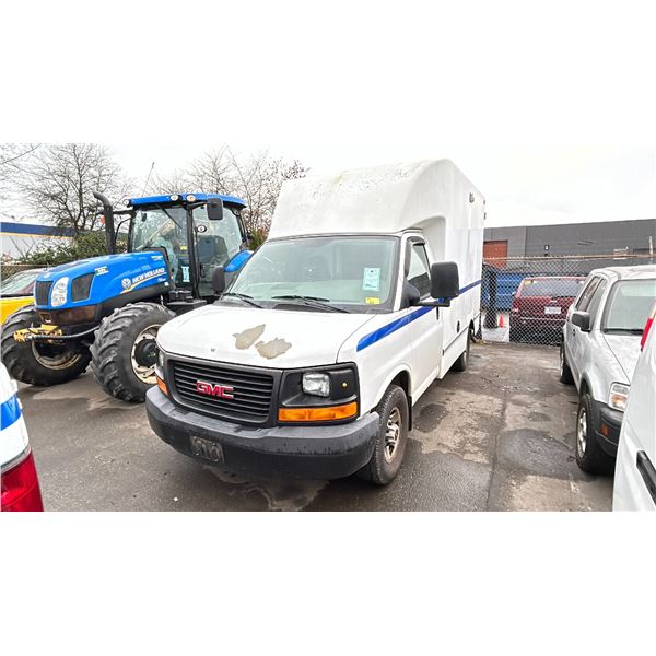 2009 GMC SAVANA WHITE VIN 1GDHG31C691149783