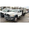 Image 1 : 2008 DODGE 5500 HEAVY DUTY, 4DR FLAT DECK, WHITE, VIN 3D6WC78A28G209569