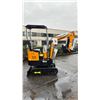 Image 2 : MIVA VA13 2024 YELLOW 13.5 HP GAS POWERED RUBBER TRACK MINI EXCAVATOR WITH ATTACHED 0.025M CUBED