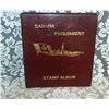 Image 1 : Canada Parliament Stamp Album  Well over 400 Stamp[s