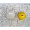 Image 2 : Pair Ceramic Coin Banks