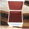 Image 2 : Lined Wood Toy/Keepsake Box with Side Handles