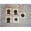 Image 1 : 4 1901 Pennies and 1 1919 Penny
