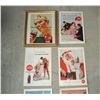 Image 2 : 6 Vintage Coke Ads  1 Framed