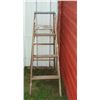 Image 1 : Old Wood 3-Step  Step Ladder