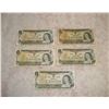 Image 1 : 5 $1.00 Bills