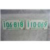 Image 1 : Pr Sask 1968 Licence Plates