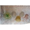 Image 2 : Depression Glass  Cream and Sugar are Saguenay from Dominion Glass