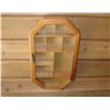 Image 1 : Wood Display Case with Glass Door