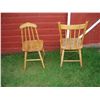 Image 2 : Pr Wood Chairs