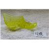 Image 1 : Uranium glass shoe - Vaseline