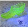 Image 3 : Uranium glass shoe - Vaseline