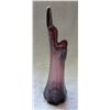 Image 2 : Amethyst purple, L.E. Smith - 5 finger swung glass vase