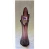 Image 3 : Amethyst purple, L.E. Smith - 5 finger swung glass vase